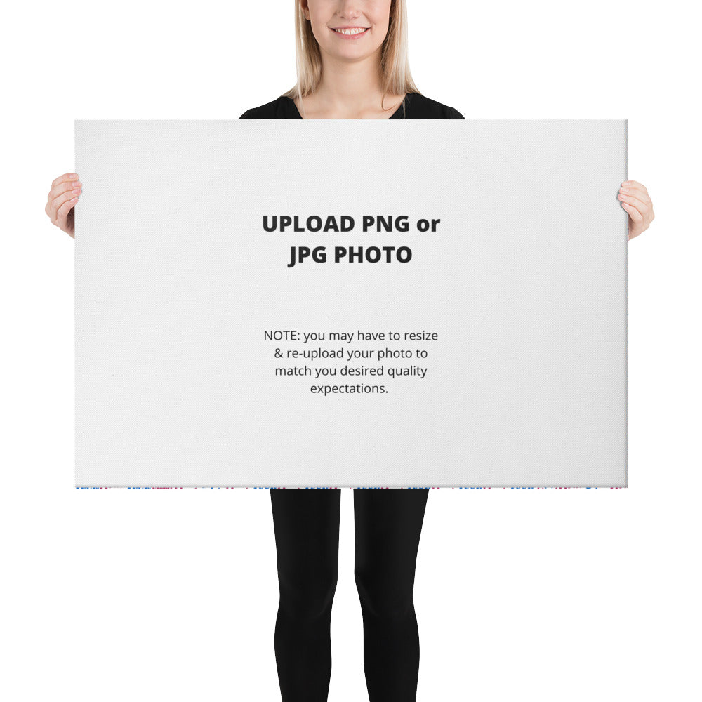 Look At Me NOW Canvas Print 36 x 24 inches With Branded Border